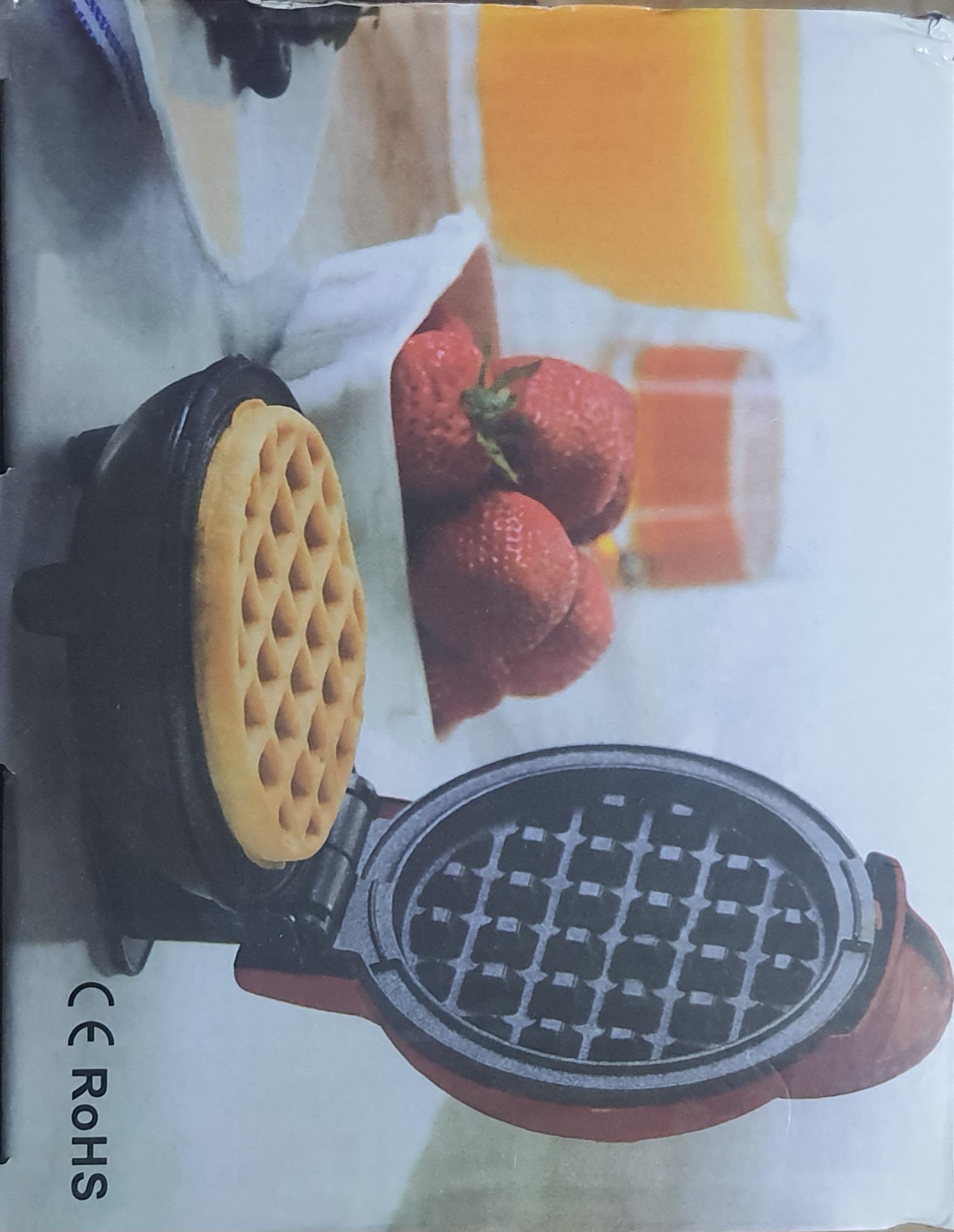 مینی وافل‌ساز برقی ۴ اینچی مدل Mini Maker Waffle | توان 350 وات
